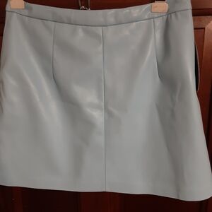 Light Blue Women's Mini Skirt Size S